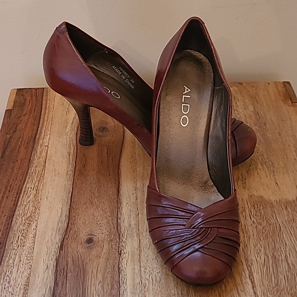 ALDO Women's Pleated Leather Pumps